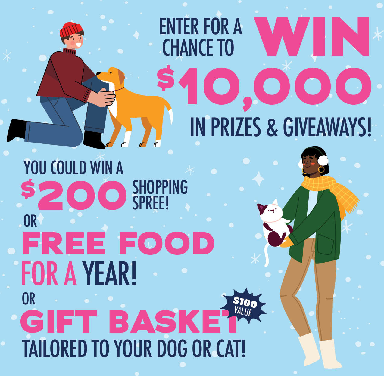enter for a chance to win $10,000 in prizes and giveaways