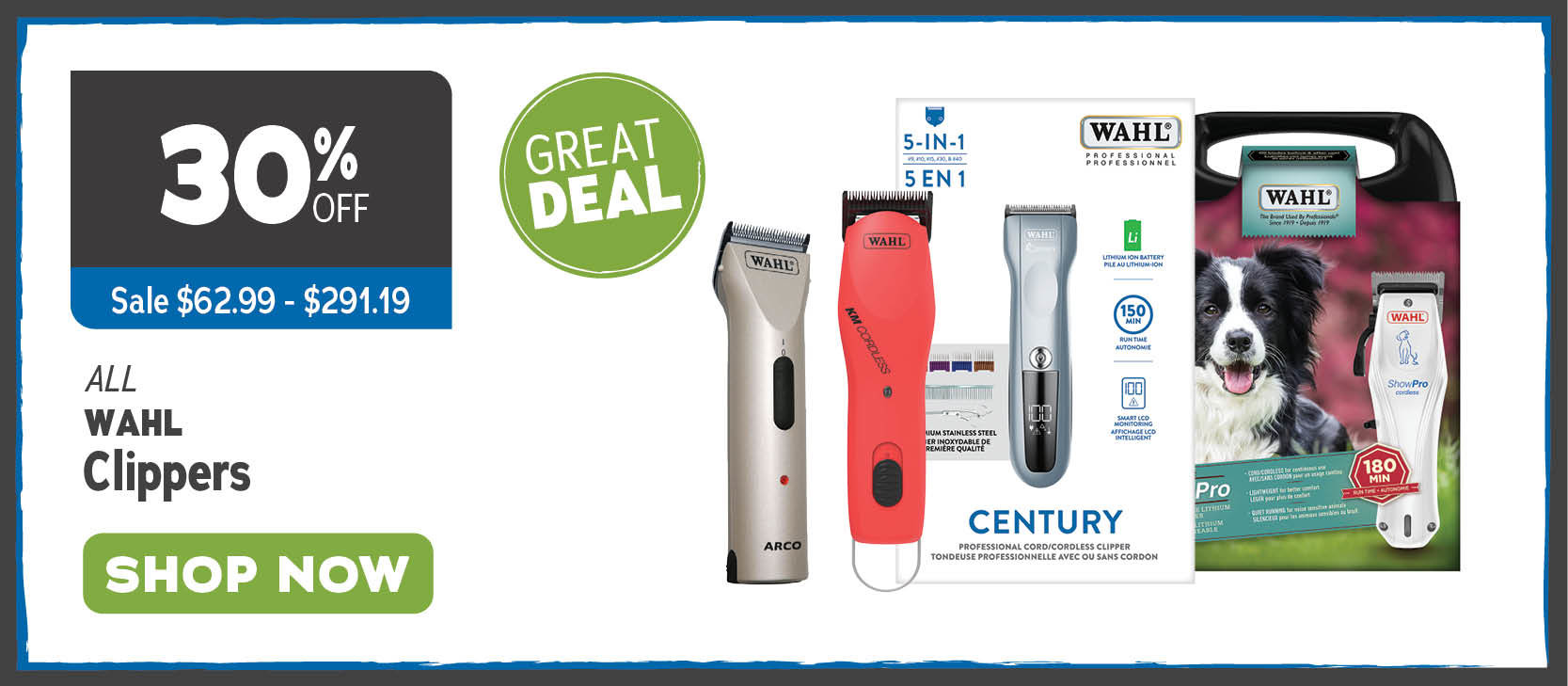 Ren's Loves Groomers Sale 30% Off All Wahl Clippers