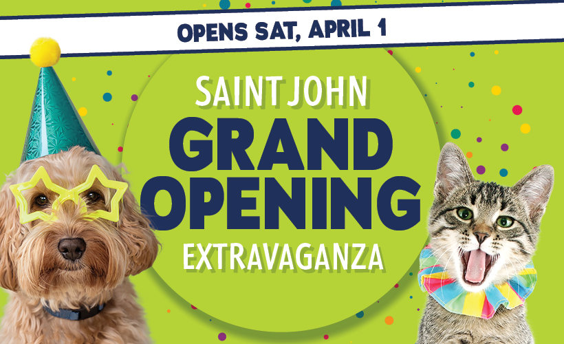 Saint john location opening April 1st 2023