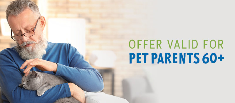 offer valid for pet parents 60+