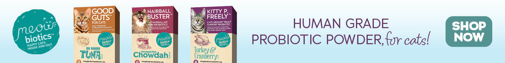 Meowbiotics - Human grade probiotic powder for cats!