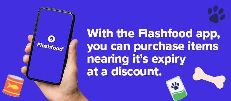 with the flashfood app, you can purchase items nearing it's expiry at a discount