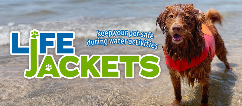 Life Jackets - Keep your pet safe during water activities