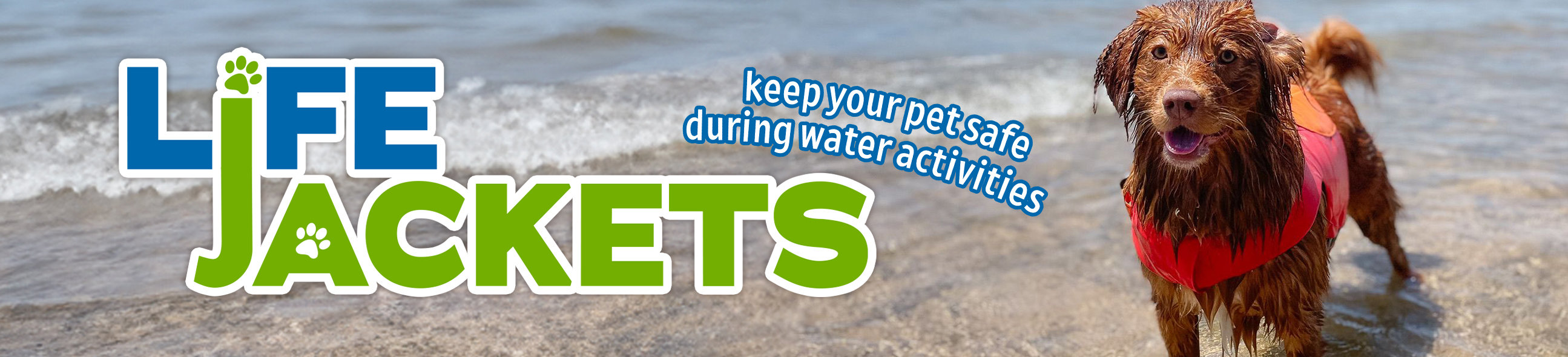 Life Jackets - Keep your pet safe during water activities