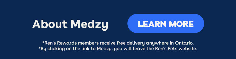 About Medzy. Learn More. Ren's Rewards members receive free delivery anywhere in Ontario. By clicking on the link to Medzy, you will leave the Ren's Pets website.