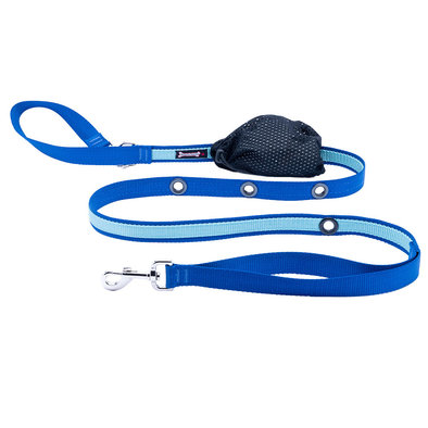 2-Tone Hands Free Lead - Ocean &Turquoise - 1"W x 6'L