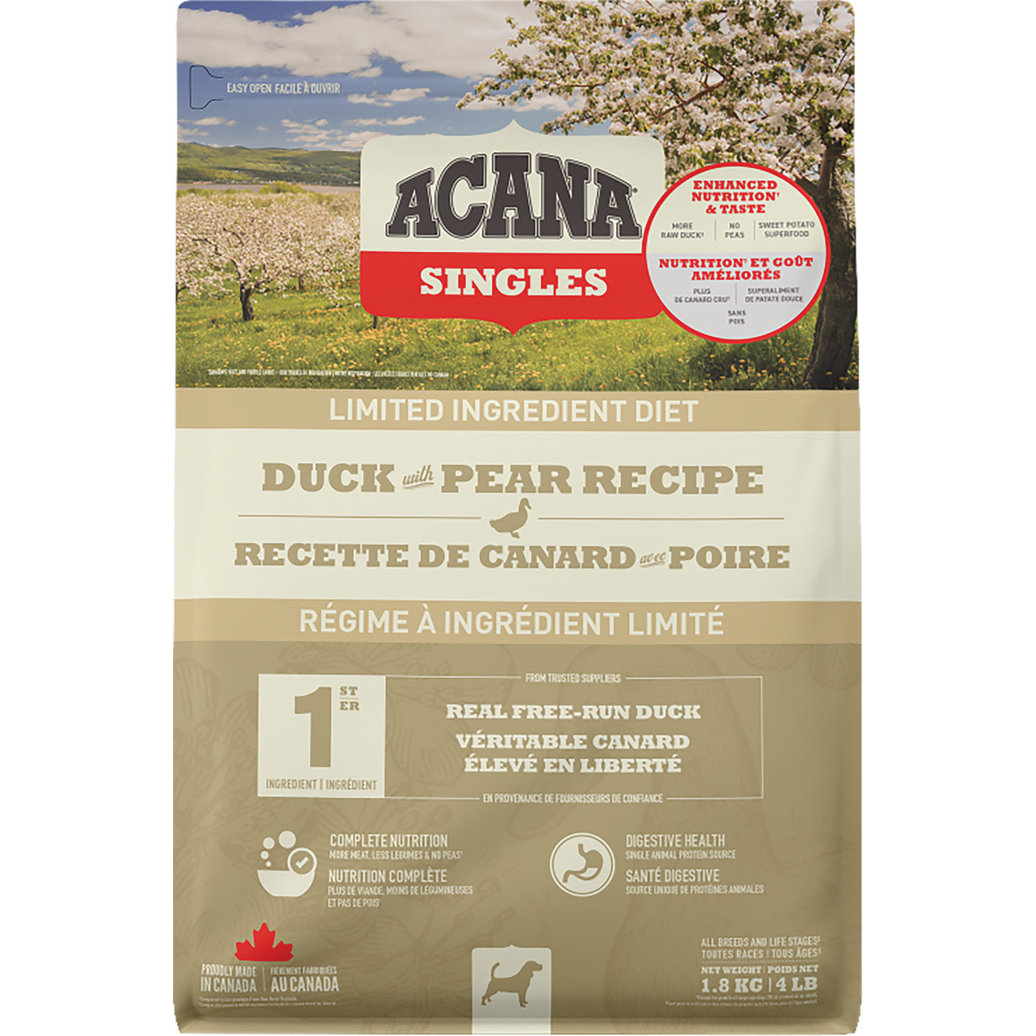 View larger image of Acana, Adult - Singles Duck & Pear