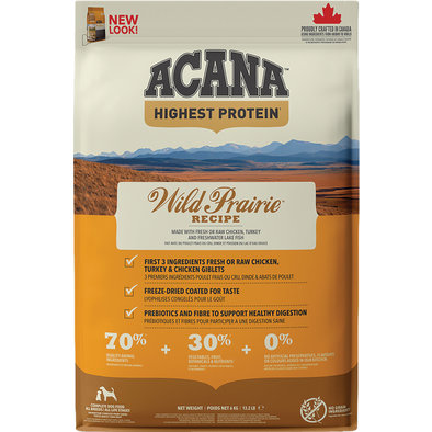 Acana, Adult Wild Prairie Dog Food