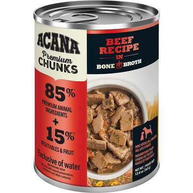 Acana, Can, Adult - Beef Recipe in Bone Broth - 363 g