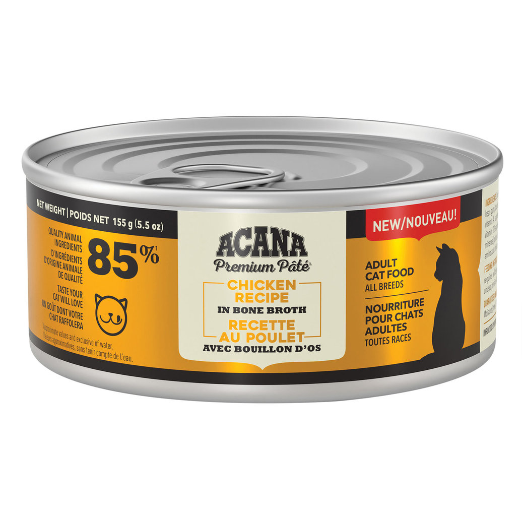 View larger image of Acana, Feline Adult - Chicken in Bone Broth - 155 g - Wet Cat Food
