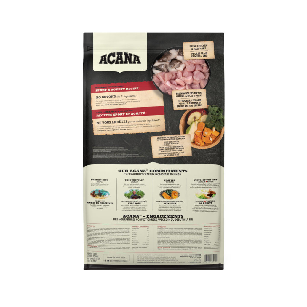 View larger image of Acana, Dog Food, Sport & Agility - 11.4 kg