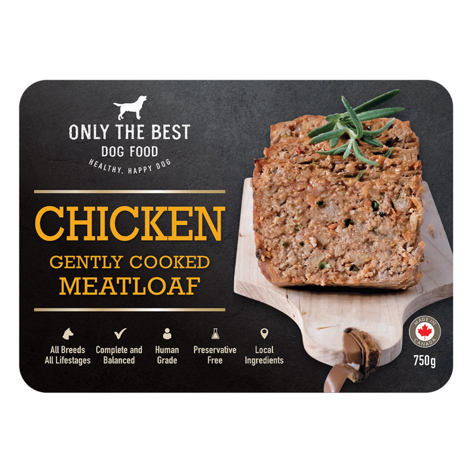 Only The Best Gently Cooked Meatloaf Chicken 750 g