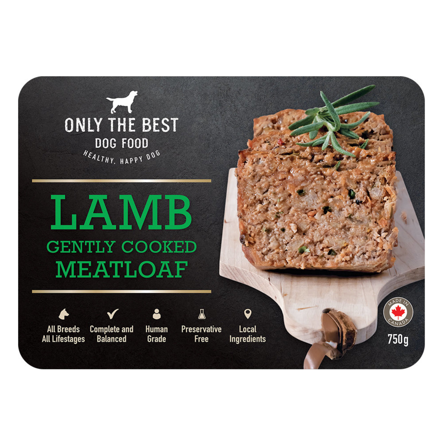 All Good Dog Food Gently Cooked Meatloaf Lamb 750 g Ren s Pets