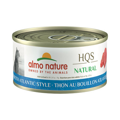 Almo Nature, Canned Cat Food, Atlantic Tuna in Broth - 2.5 oz - Wet Cat Food
