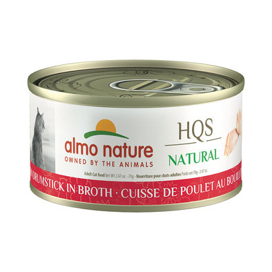 Almo Nature, Can Feline Adult - Chicken Drumstick in Broth - 2.5 oz - Wet Cat Food