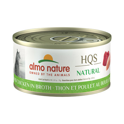Almo Nature, Can Feline Adult - Tuna & Chicken in Broth - 2.5 oz - Wet Cat Food