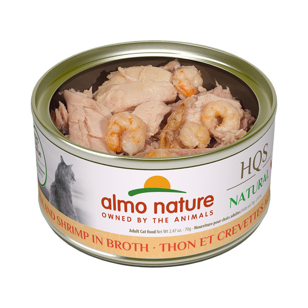 View larger image of Almo Nature, Can Feline Adult - Tuna & Shrimp in Broth - 2.5 oz - Wet Cat Food