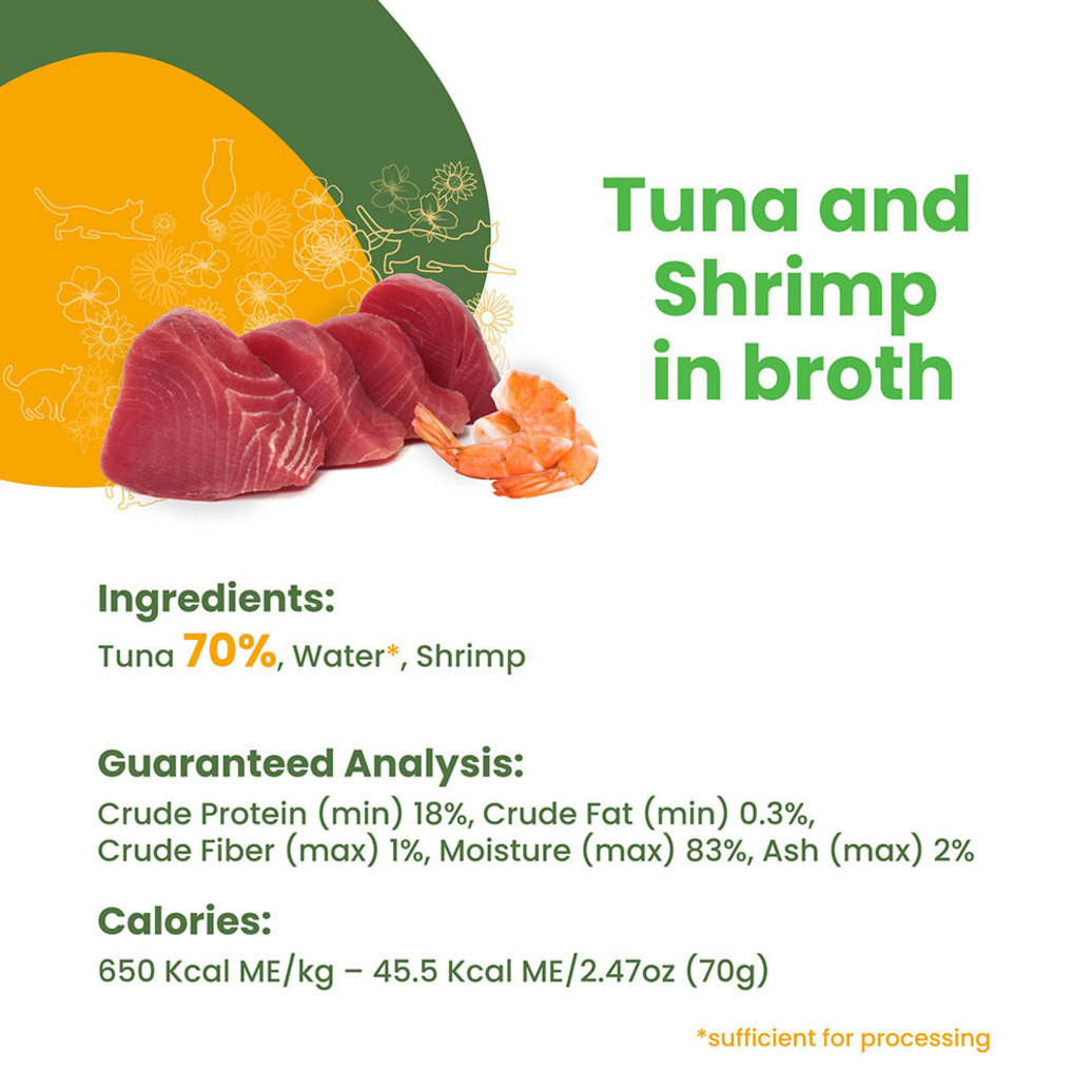 View larger image of Almo Nature, Can Feline Adult - Tuna & Shrimp in Broth - 2.5 oz - Wet Cat Food