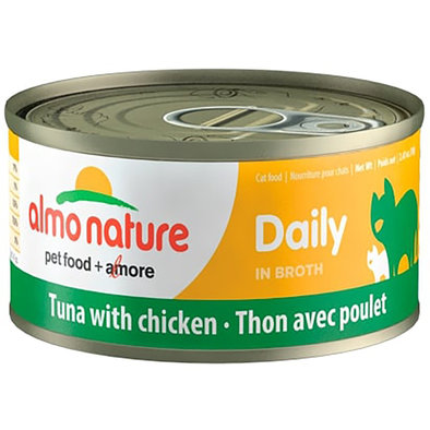 Almo Nature, Can, Feline Adult - Daily - Tuna with Chicken - 70 g - Wet Cat Food
