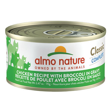 Almo Nature, Can, Feline - Chicken with Broccoli in Gravy - 70 g - Wet Cat Food