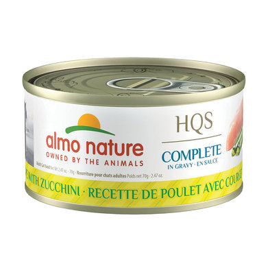 Almo Nature, Can, Feline - Complete Chicken w/ Zucchini - 70 g - Wet Cat Food