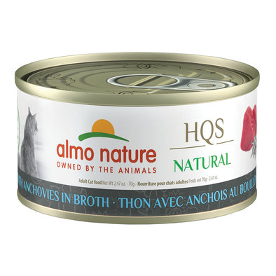 Almo Nature, Can, Feline - Tuna with Anchovies in Broth - 70 g - Wet Cat Food