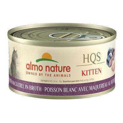 Almo Nature, Can, Kitten - Whitefish with Mackerel in Broth-70 g - Wet Cat Food