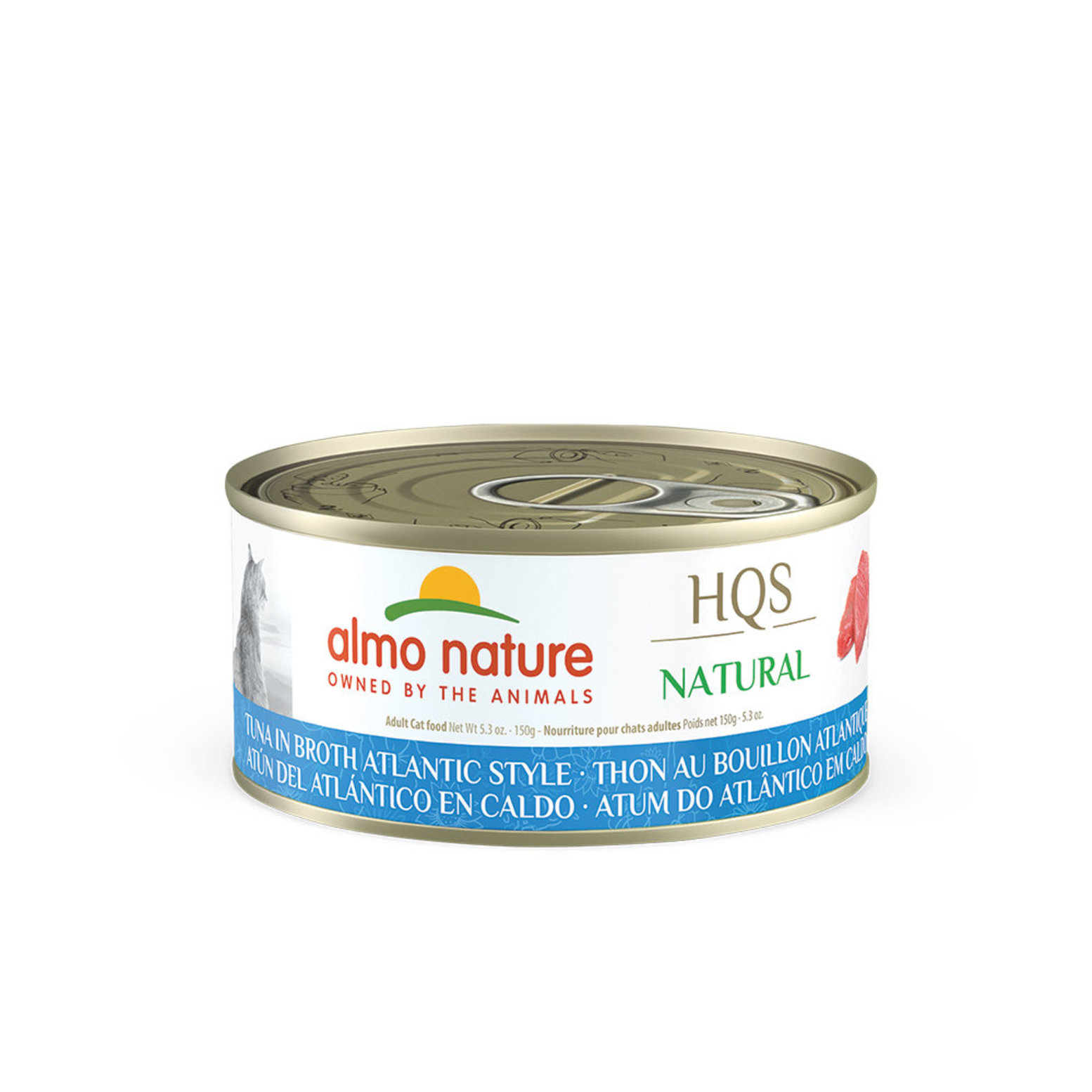 Almo Nature Can Feline Adult Tuna in Broth Atl Style 150g