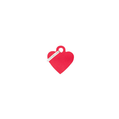 Aluminum Heart - Red - Small