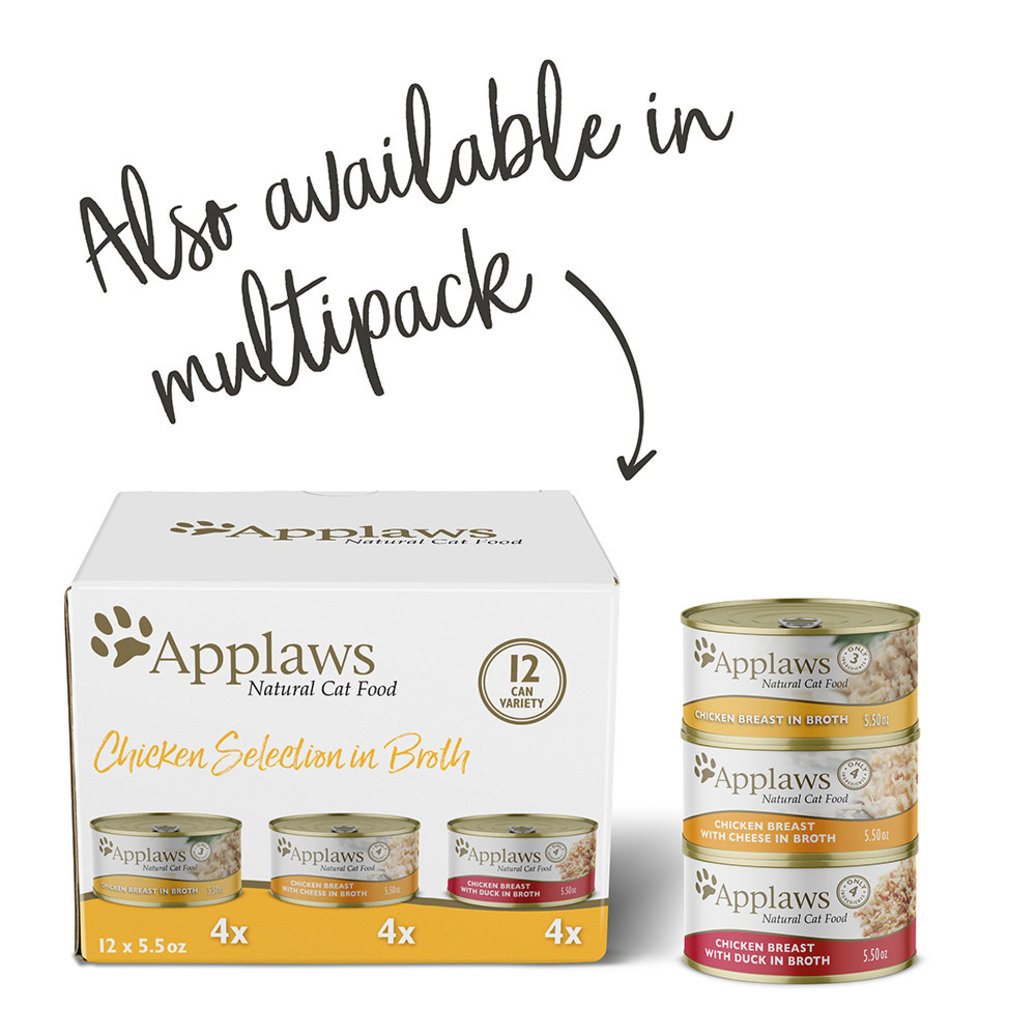 View larger image of Applaws, Can, Feline Adult - Chicken Breast - 156 g - Wet Cat Food