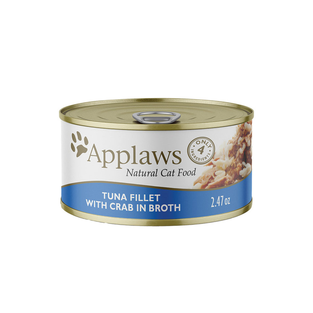 View larger image of Applaws, Can, Feline Adult - Tuna w/ Crab - 68 g - Wet Cat Food