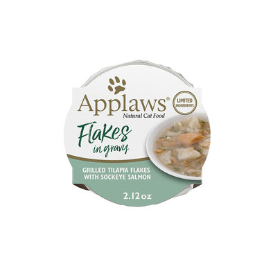 Pot, Feline Adult - Grilled Tilapia Flakes w/ Sockeye Salmon in Gravy - 68 g