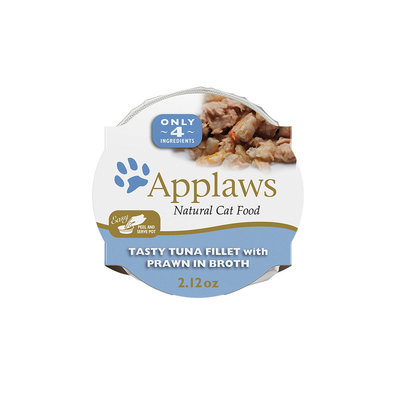 Applaws, Pot, Feline Adult - Tuna Fillet w/ Shrimp- 60 g
