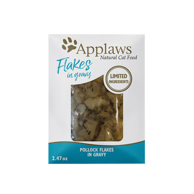 Applaws, Pouch, Feline Adult - Pollock Flakes - 70 g - Wet Cat Food