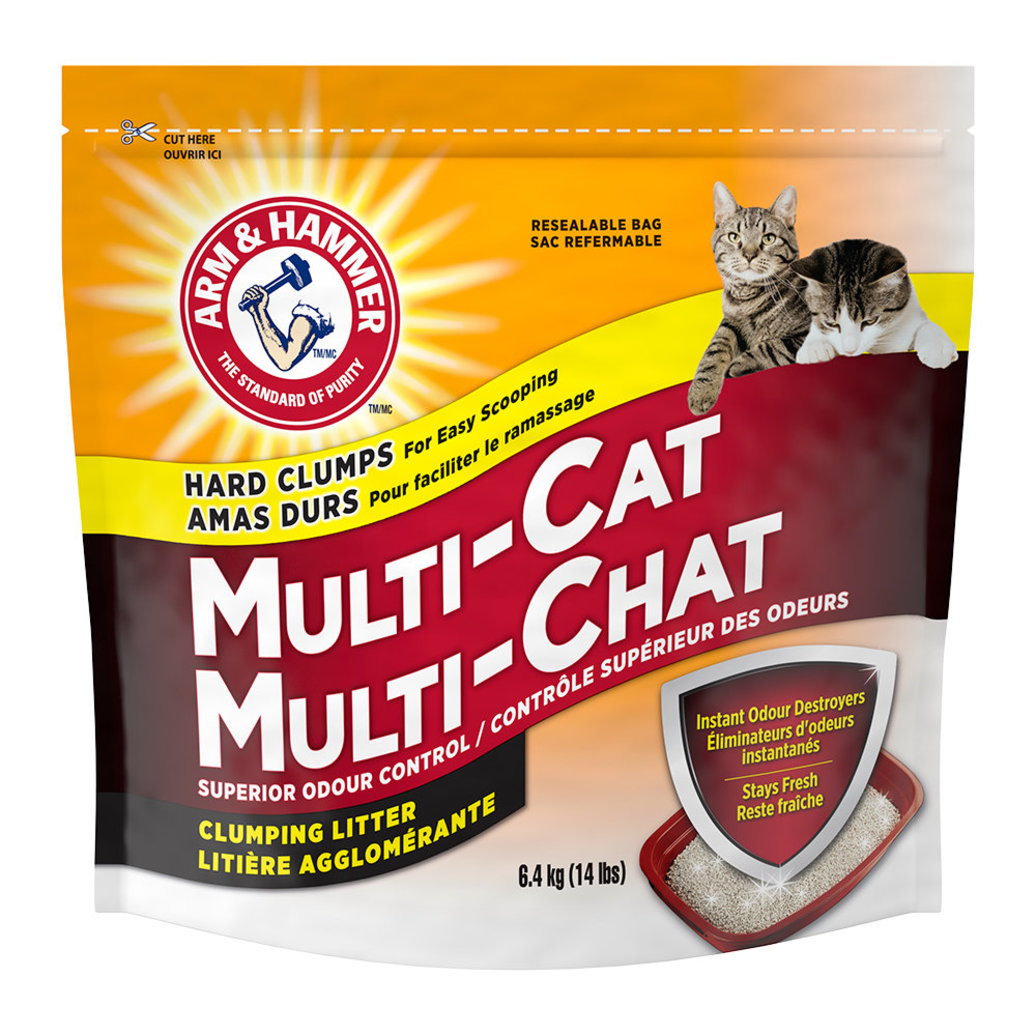 View larger image of Multi-Cat Litter - Resealable Bag -  6.4 kg