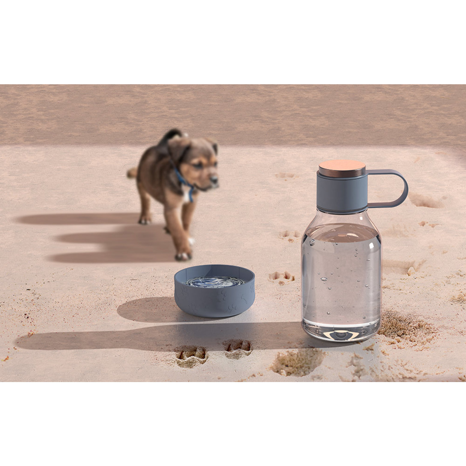 Dog sale bowl bottle