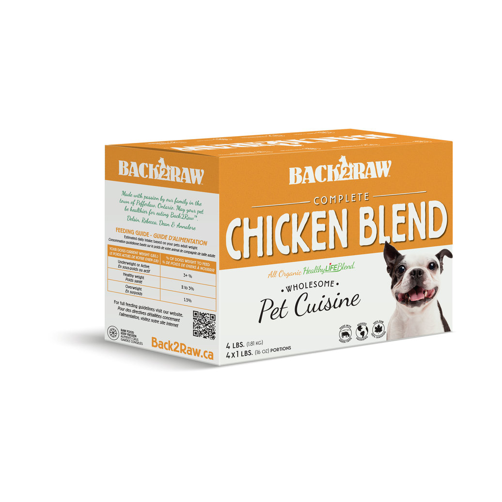 View larger image of Back2Raw, Complete - Chicken Blend - 1.81 kg - 4 x 1 lb