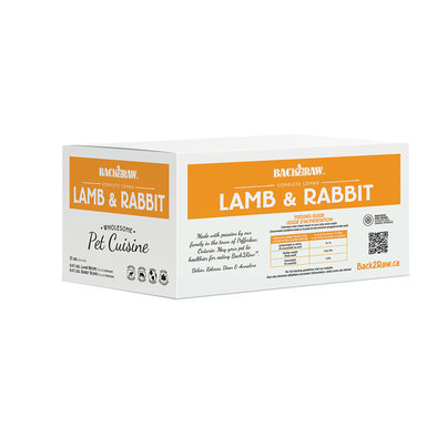 Back2Raw, Complete, Patty - Lamb & Rabbit Blend - 5.44 kg(12x0.45kg)