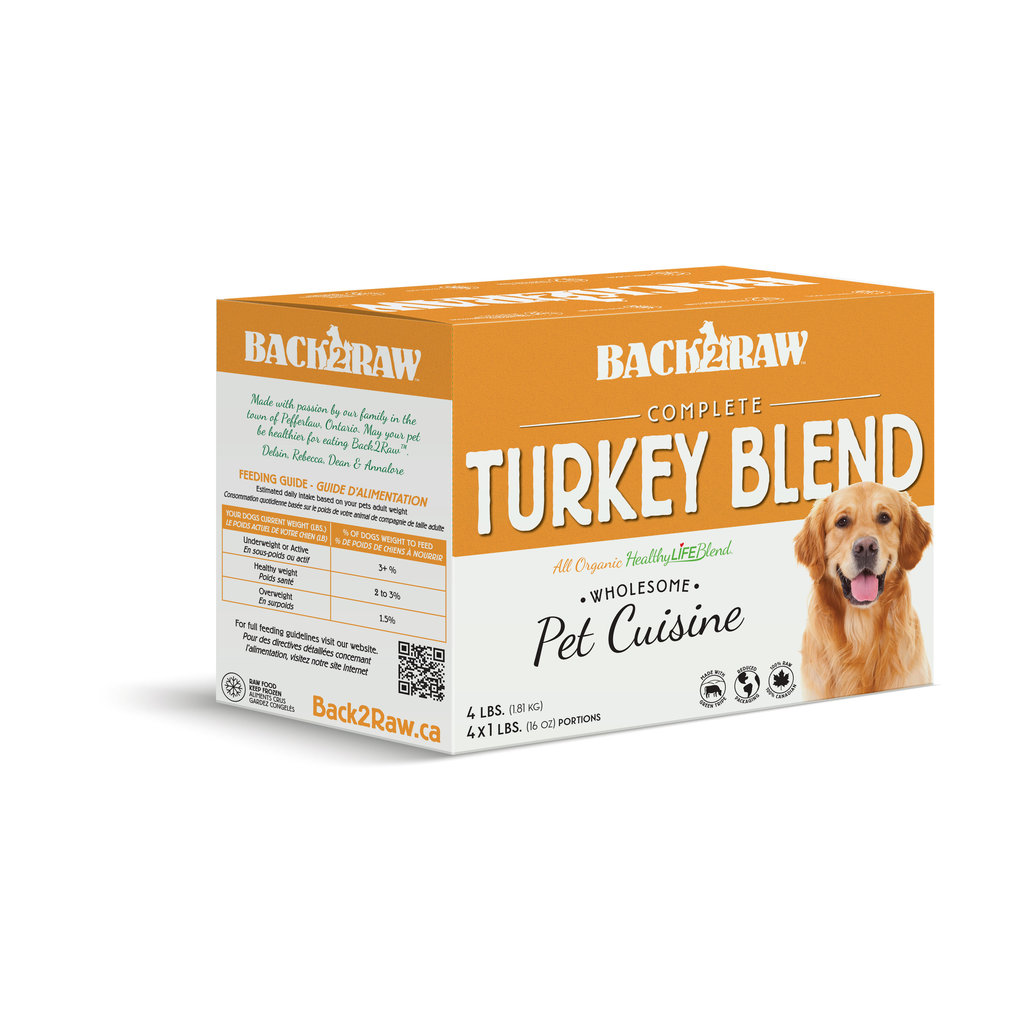 View larger image of Back2Raw, Complete - Turkey Blend - 1.81 kg - 4 x 1 lb