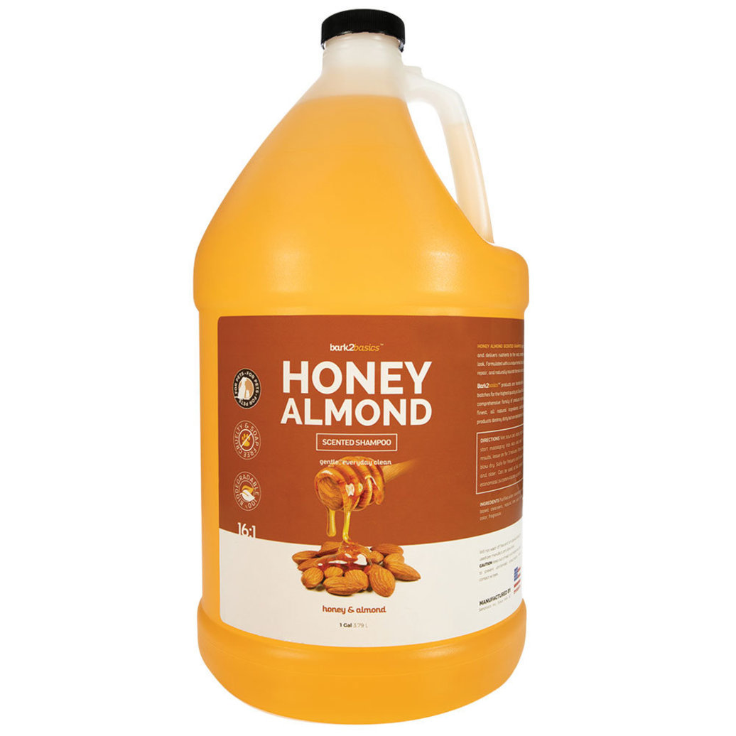 View larger image of Bark 2 Basics, Honey & Almond Shampoo - Gal