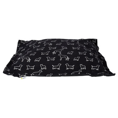 Cloud Pillow - Black Doggies