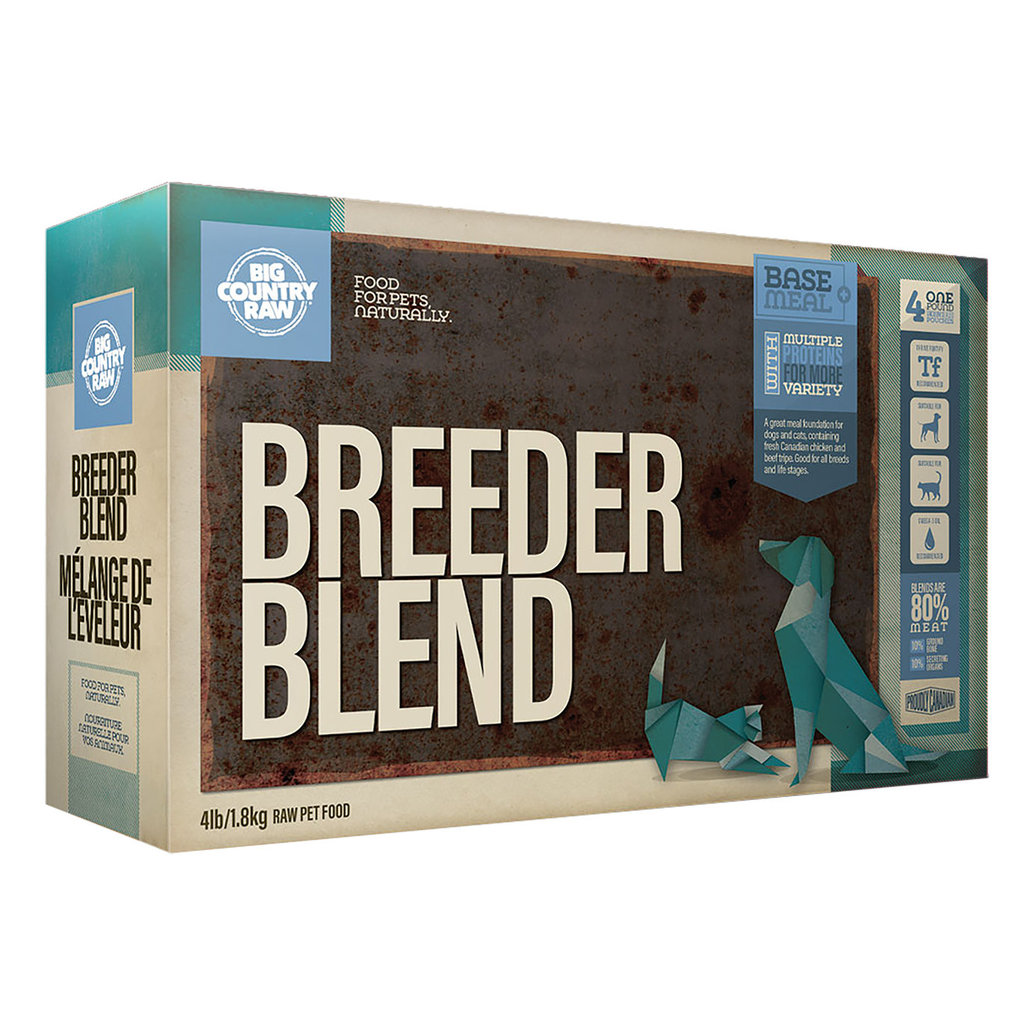 View larger image of Big Country Raw, Breeder Blend - 4 lb