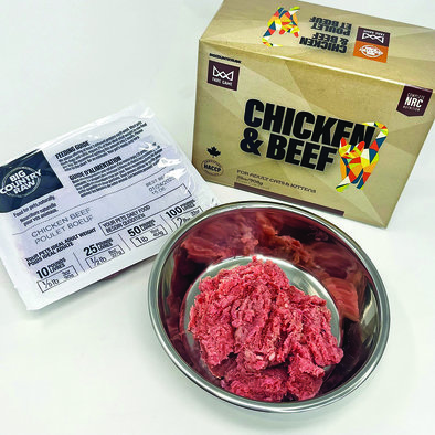 Big Country Raw, Fare Game - Chicken and Beef - 4 x 1/2 lb - Frozen Cat Food