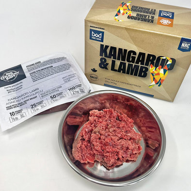 Big Country Raw, Fare Game - Kangaroo and Lamb - 4 x 1/2 lb - Frozen Cat Food