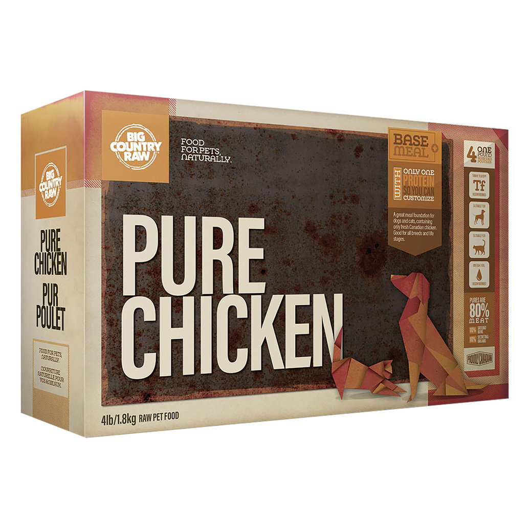 View larger image of Big Country Raw, Pure Chicken - 4 lb