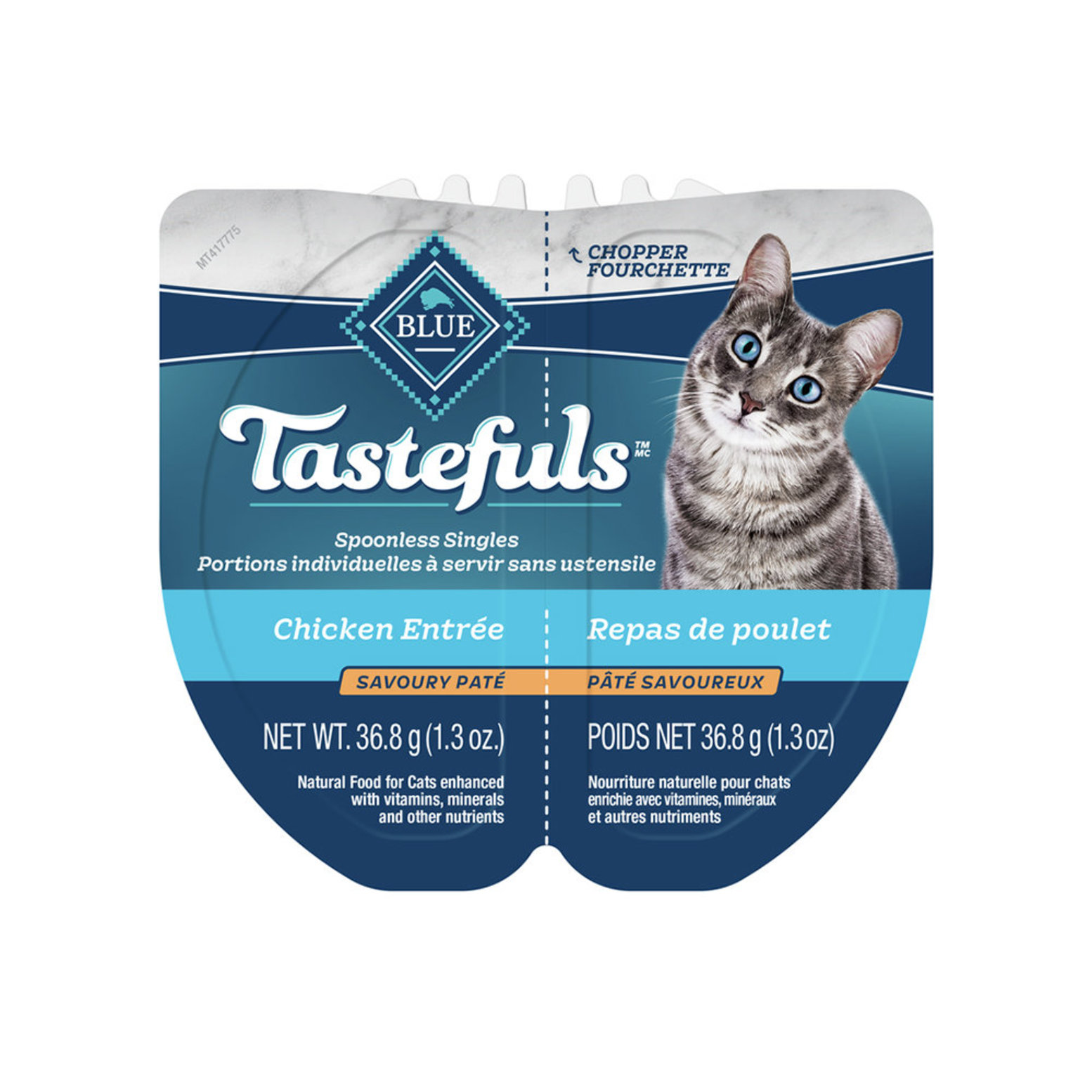 BLUE Tastefuls Spoonless Singles Chicken Pate Wet Cat Food