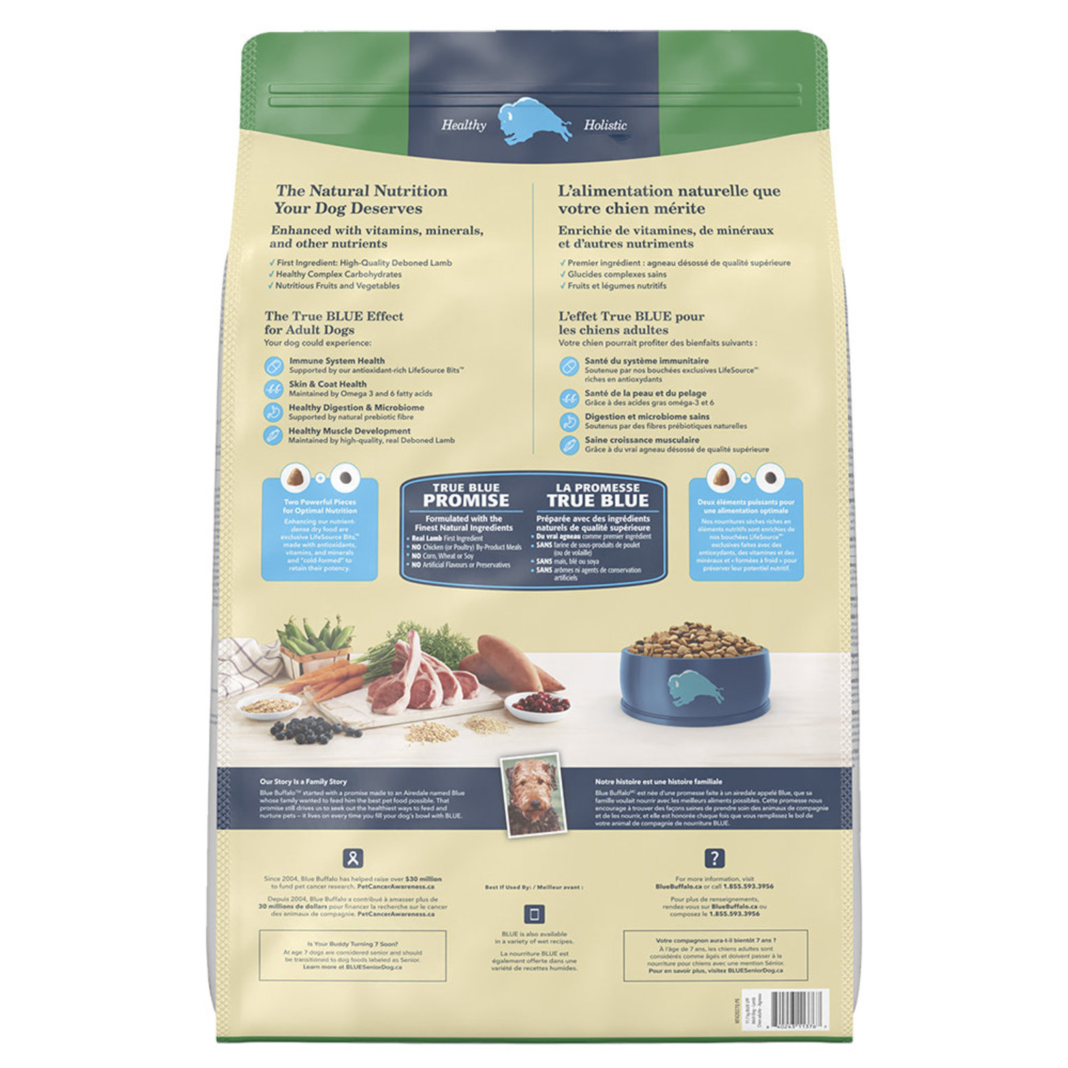 Senior dog food blue buffalo sale