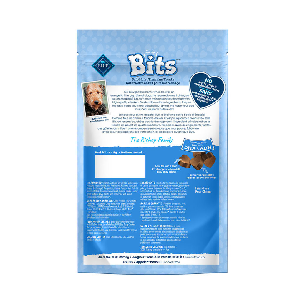 View larger image of Blue Buffalo, Blue Bits - Chicken Soft Treats - 113 g - Dog Treat