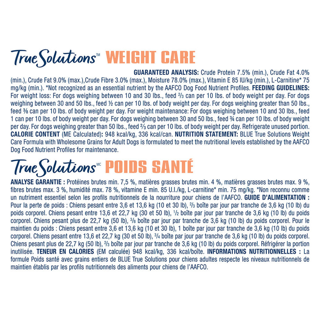 View larger image of Can, Adult - True Solutions - Weight Care - 354 g