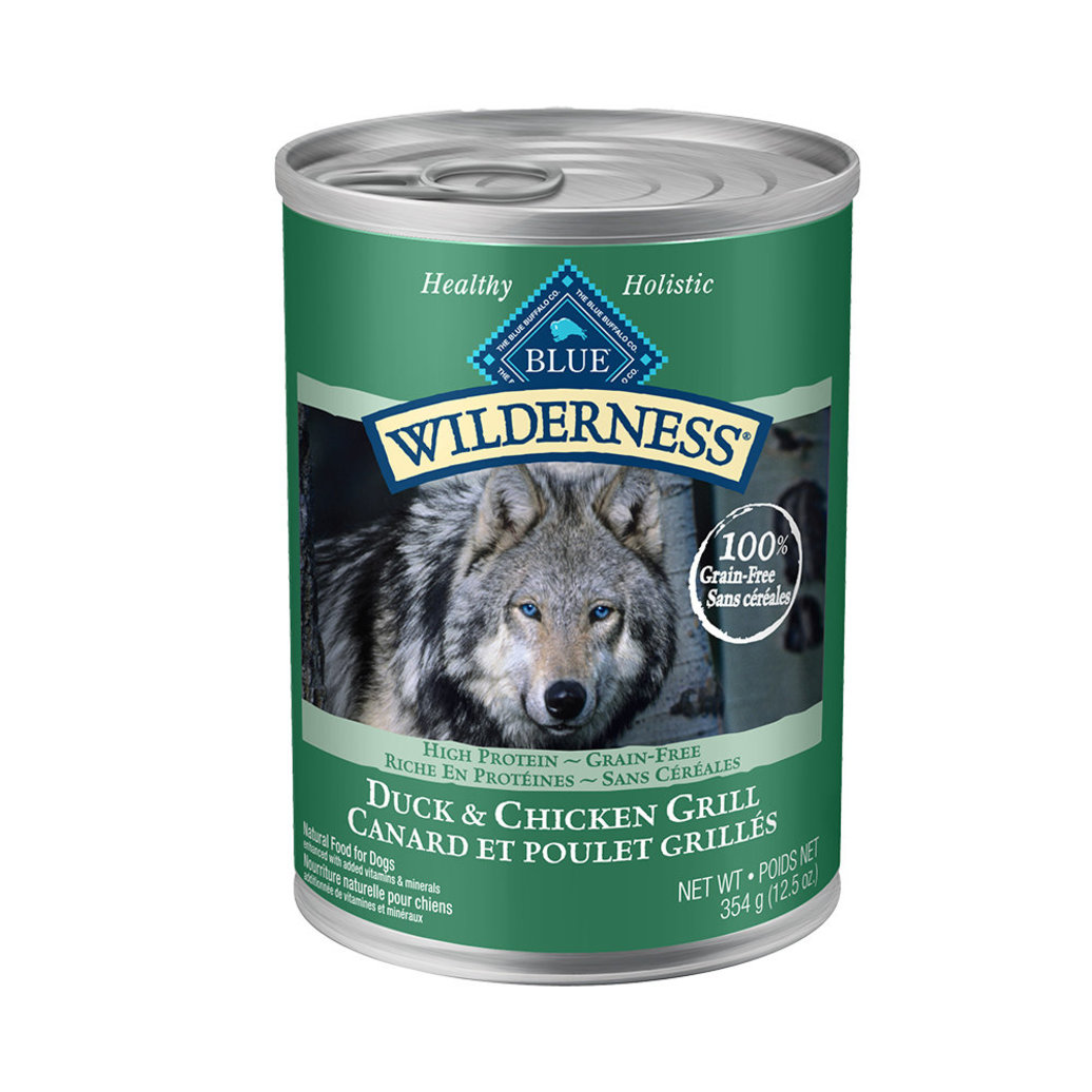 View larger image of Canned Dog Food, Wilderness, Duck & Chicken Grill - 354 g